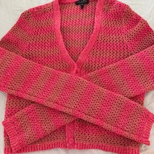 Rag & Bone pink and Brown Cotton Sweater